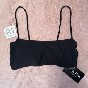 NWT Black True Tone swimwear top